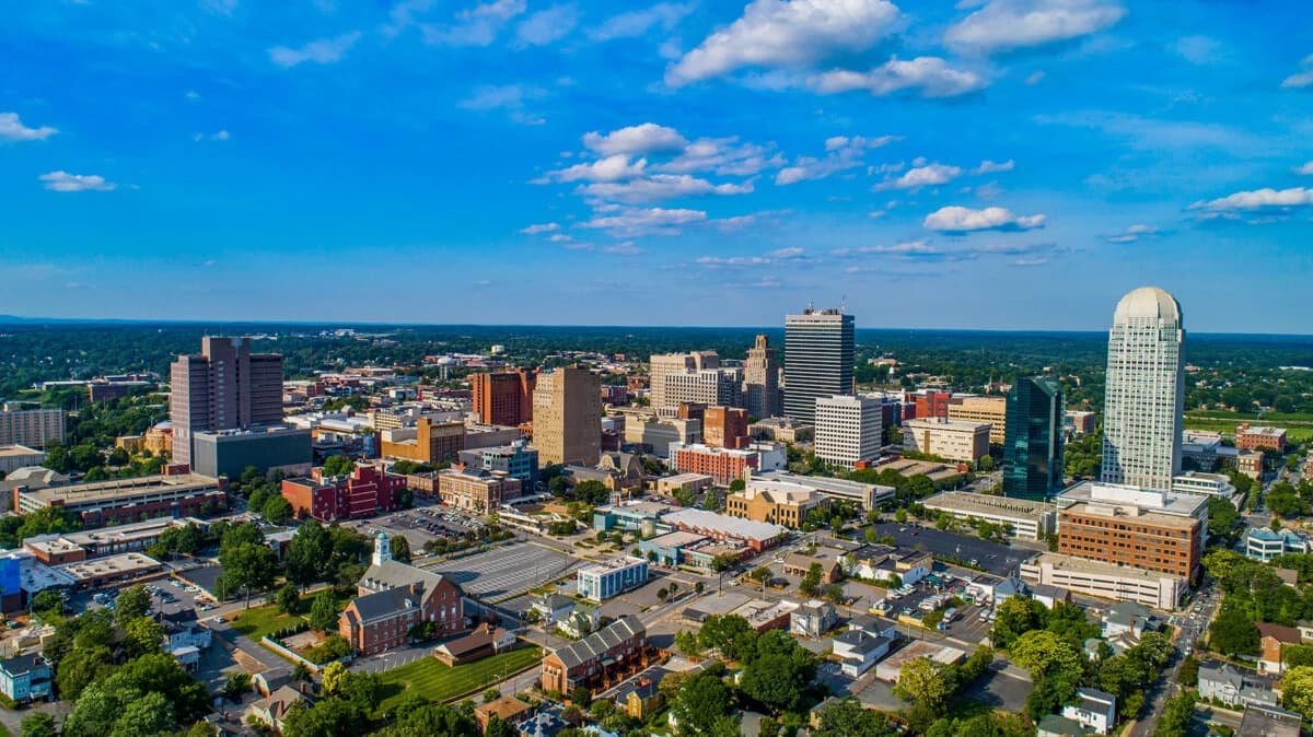 Downtown Winston-Salem, North Carolina